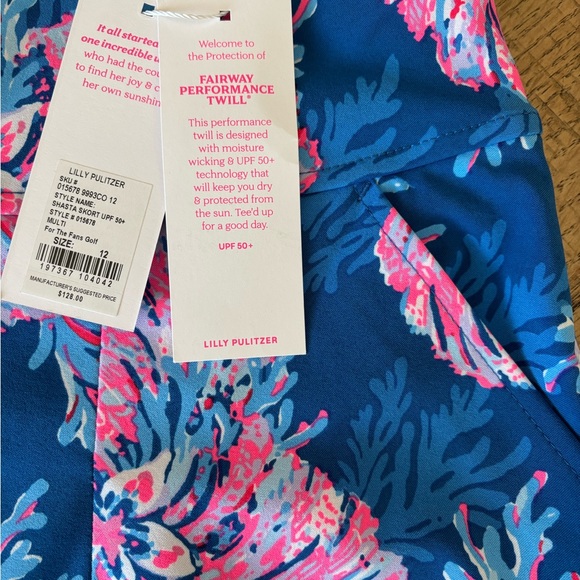 Lilly Pulitzer Shasta Skirt Skort Tennis Golf Pickleball Size 12 BRAND NEW NWT - Picture 4 of 4